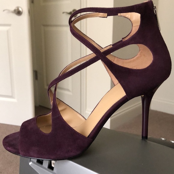MICHAEL Michael Kors Shoes - MICHAEL KORS STRAPPY HEEL SUEDE SANDALS NWOB